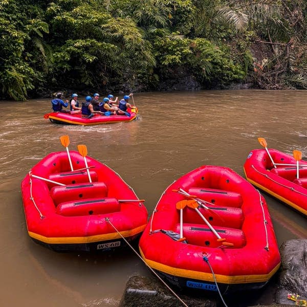 White-water rafting on the Ayung river in Ubud